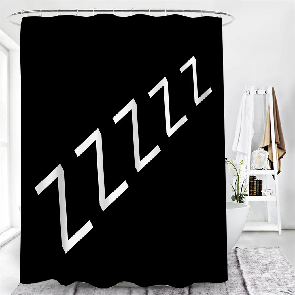 Tenda Doccia Professionale 200x180 cm Nera - Idrorepellente Hotel