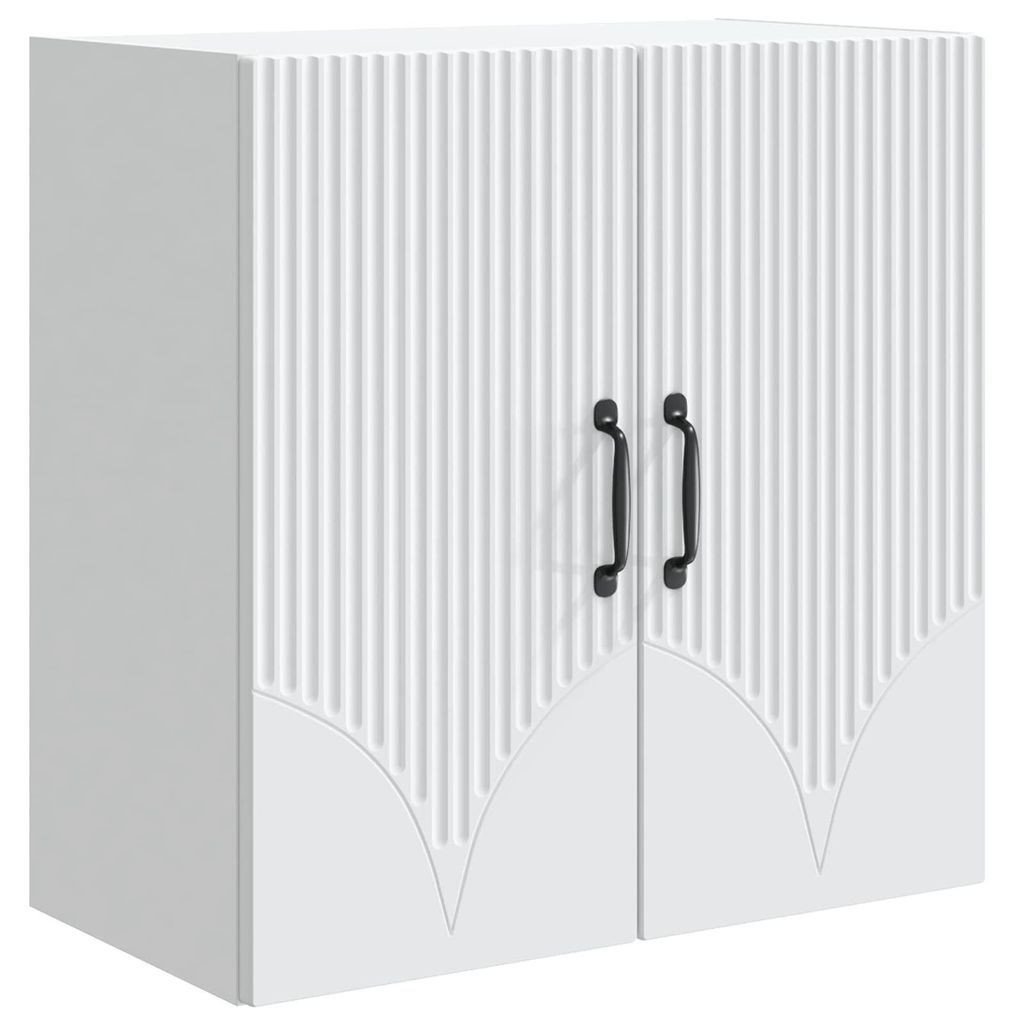 vidaXL Wandschrank Weiß 59 x 31 x 60 cm Holzwerkstoff