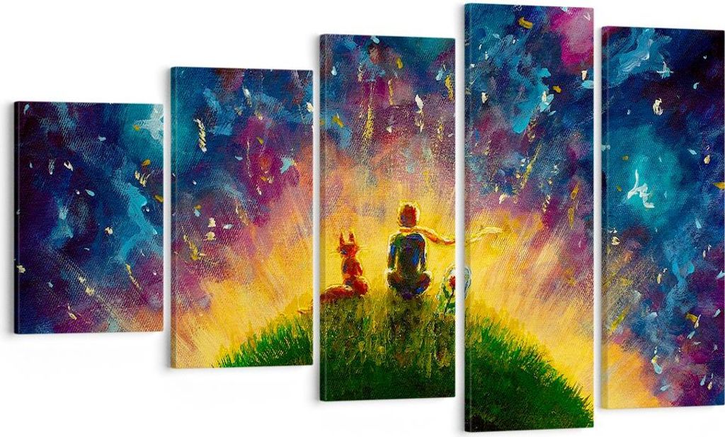 Bild auf Leinwand - Leinwandbild - Mann Natur - 100x60cm - Wand Bild - Wanddeko - Wandbilder - Leinwanddruck - Bilder - Kunstdruck - Wanddekoration...
