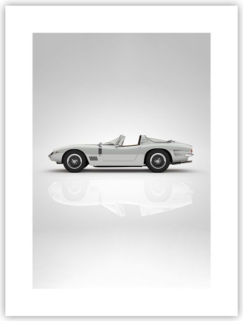 Poster - Poster ohne Rahmen - Sportlich Auto Vintage - Produktbild 