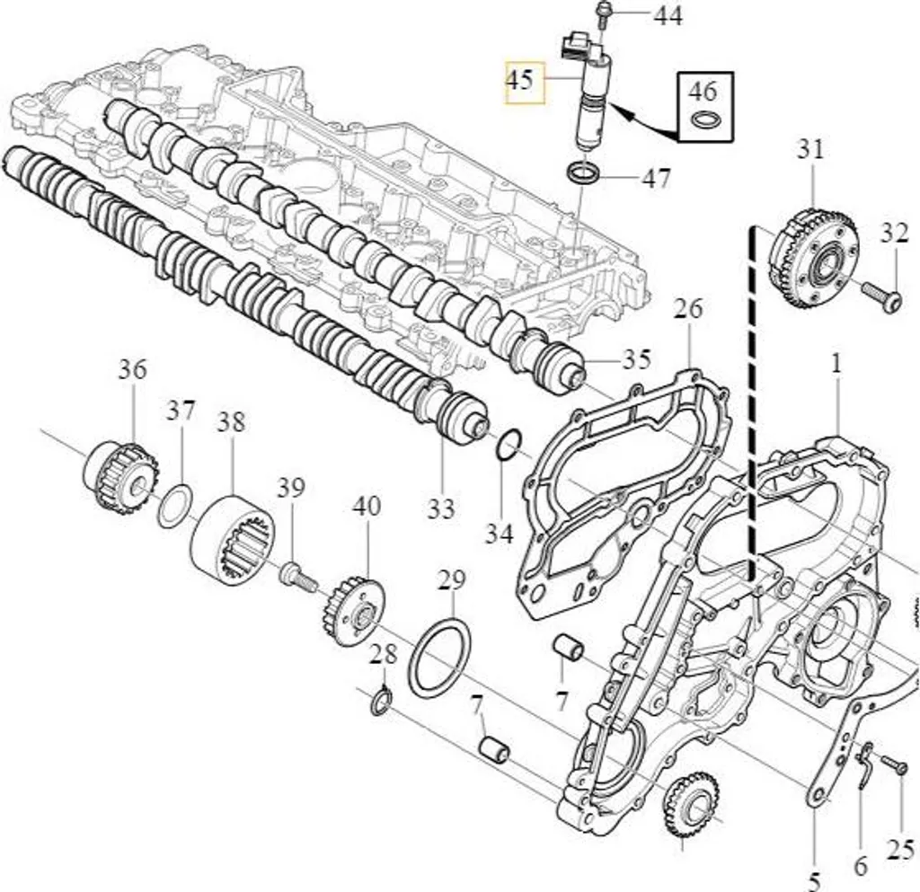 Valve Solénoïde d'Arbre à Cames 31251224 pour Volvo XC60 S80 V70 XC70