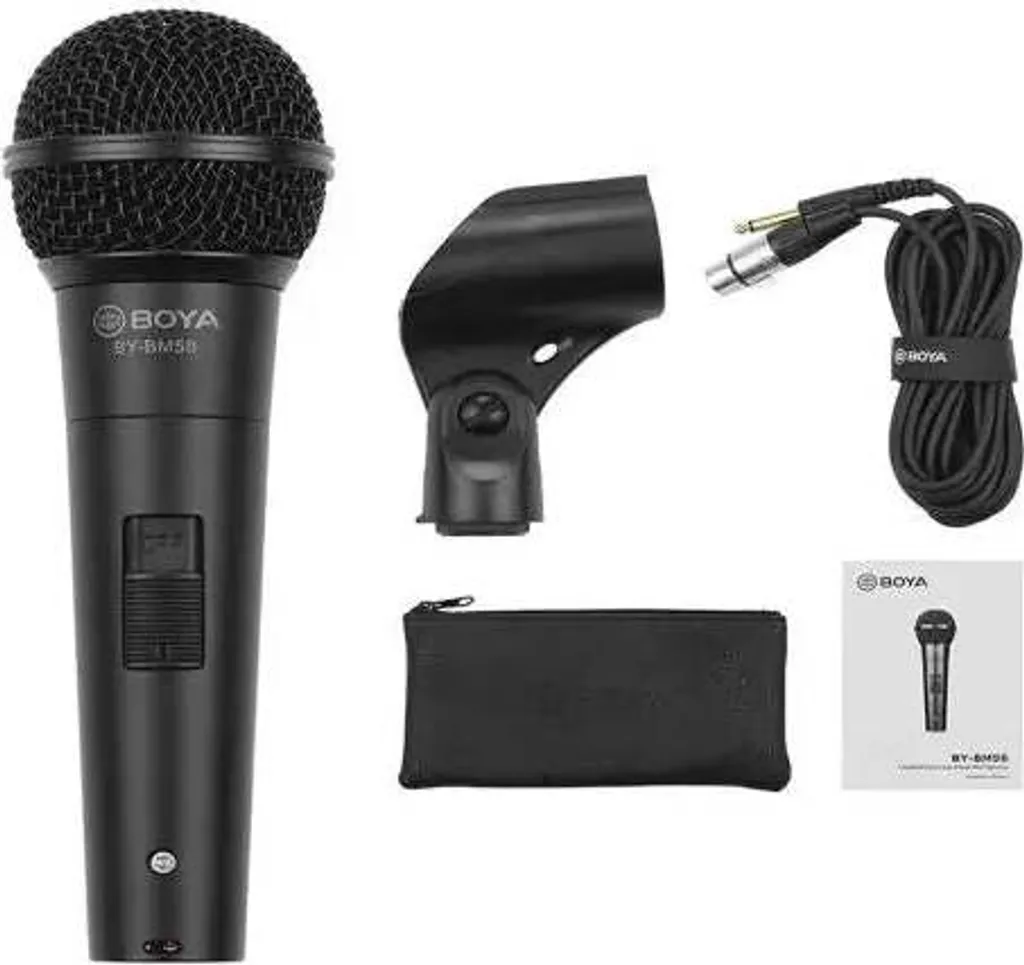 Microphone pour karaoké et conférence BOYA BY-BM58 câble 5m XLR inclus - 11