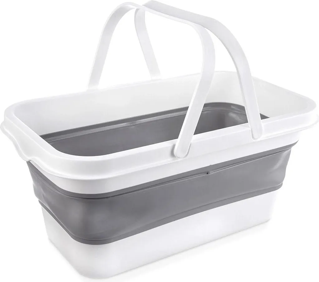 Panier à linge pliable 28 L pour camping et petits espaces buanderie