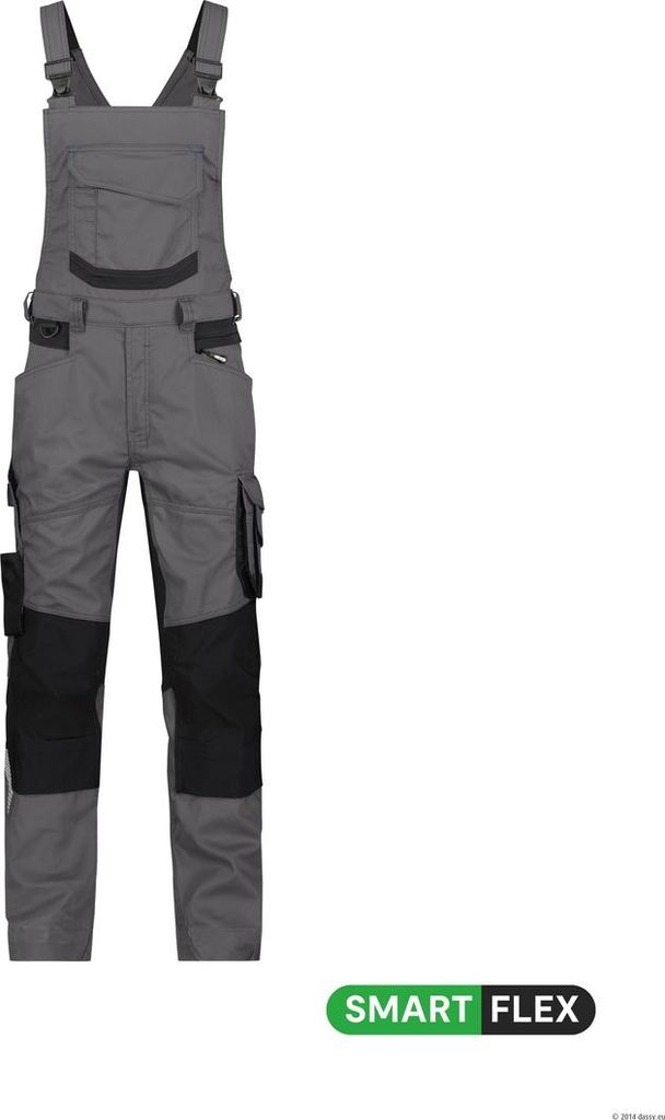 DASSY Latzhose TRONIX Arbeitshose Gr. 50 STANDARD anthrazit/schwarz