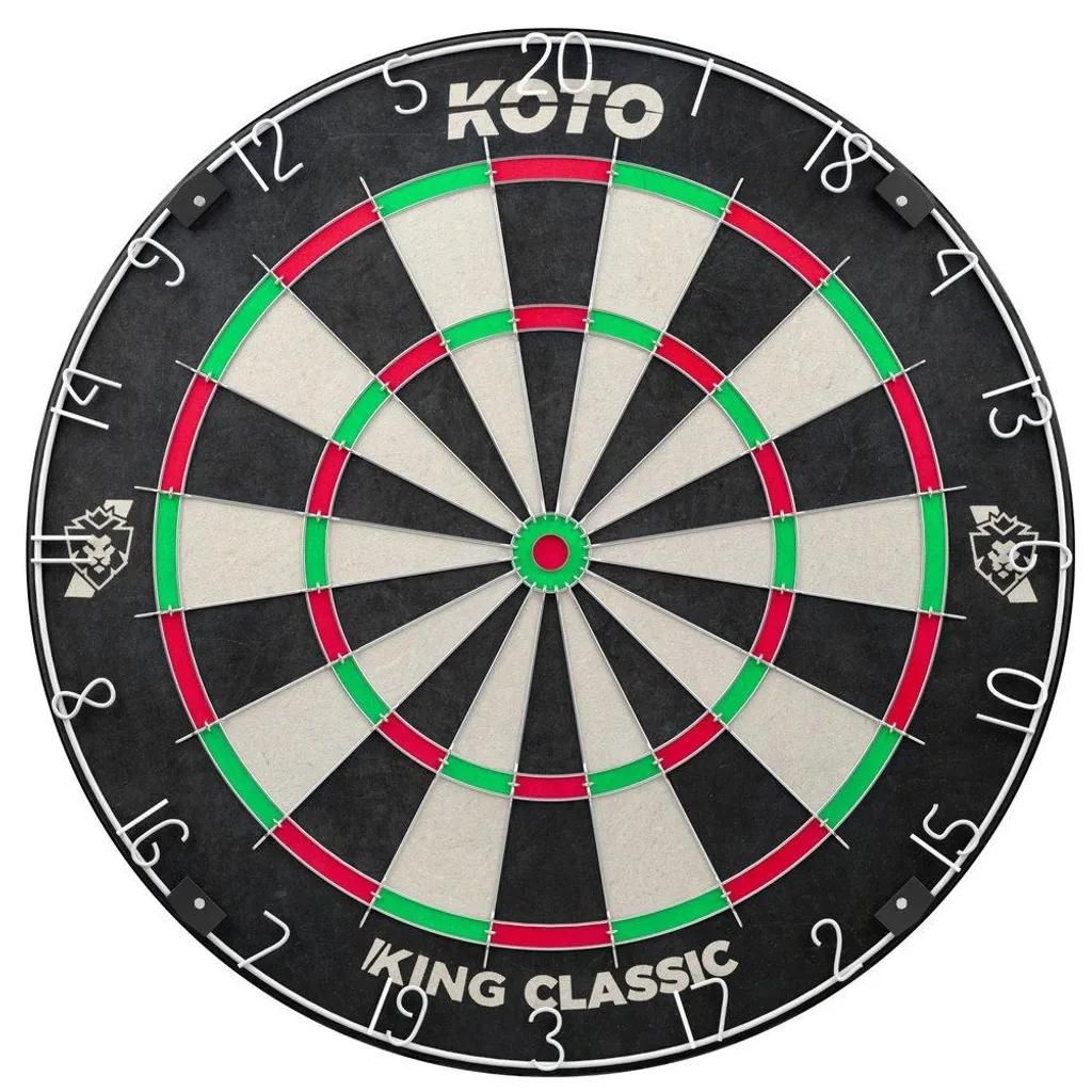 KOTO – King Classic Dartscheibe, Offizielle Turniermaße, Produktbild 