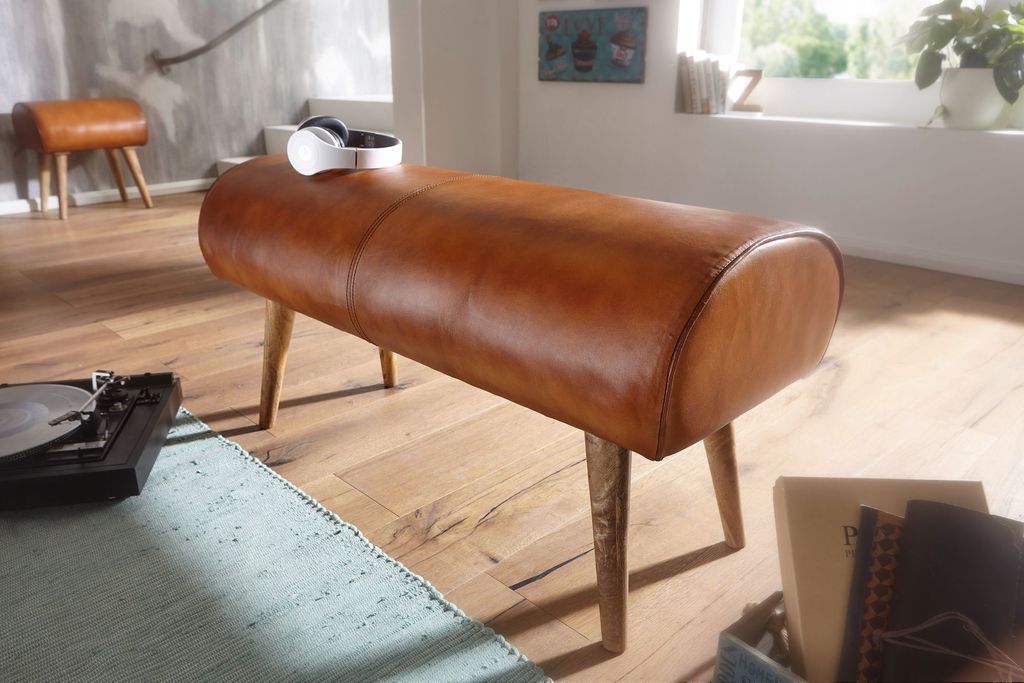 VdaXL Stzbank Bank Lenen Massvholz 150x40x48 Cm Dunkelgrau