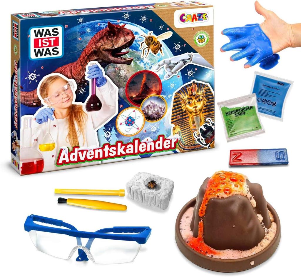WAS IST WAS Adventskalender 2026 Kinder – 24 Experimente, Produktbild 