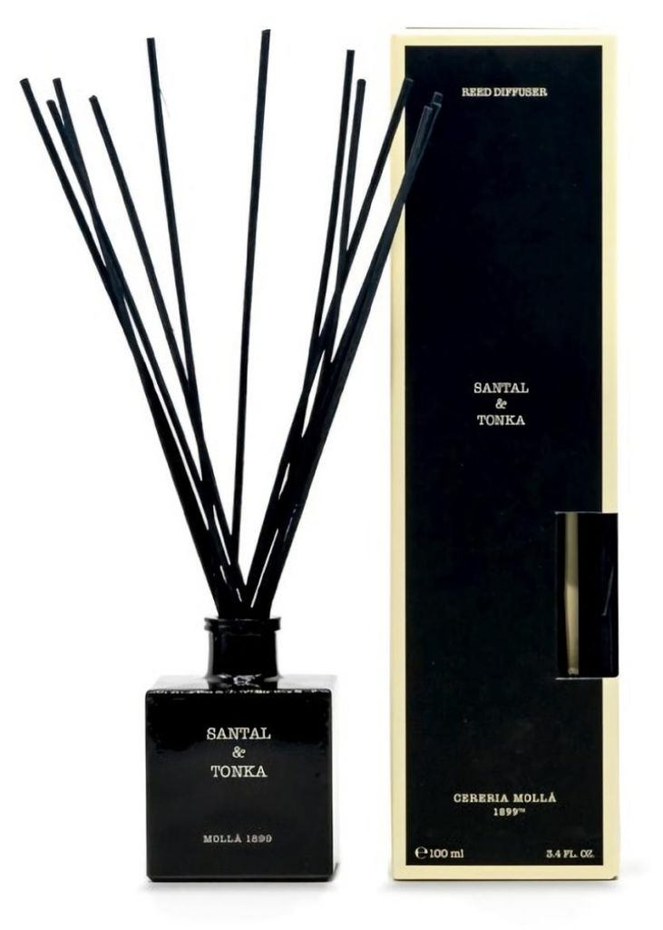 Cereria Molla 1899 Reed Raumduft Diffuser 100ml Santal & Produktbild 