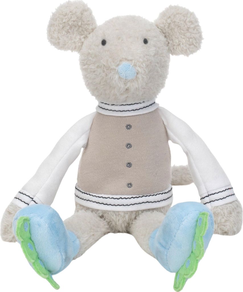 Happy Horse Kuscheltier Maus Mats 24 cm - grau - weiches Plüschspielzeug