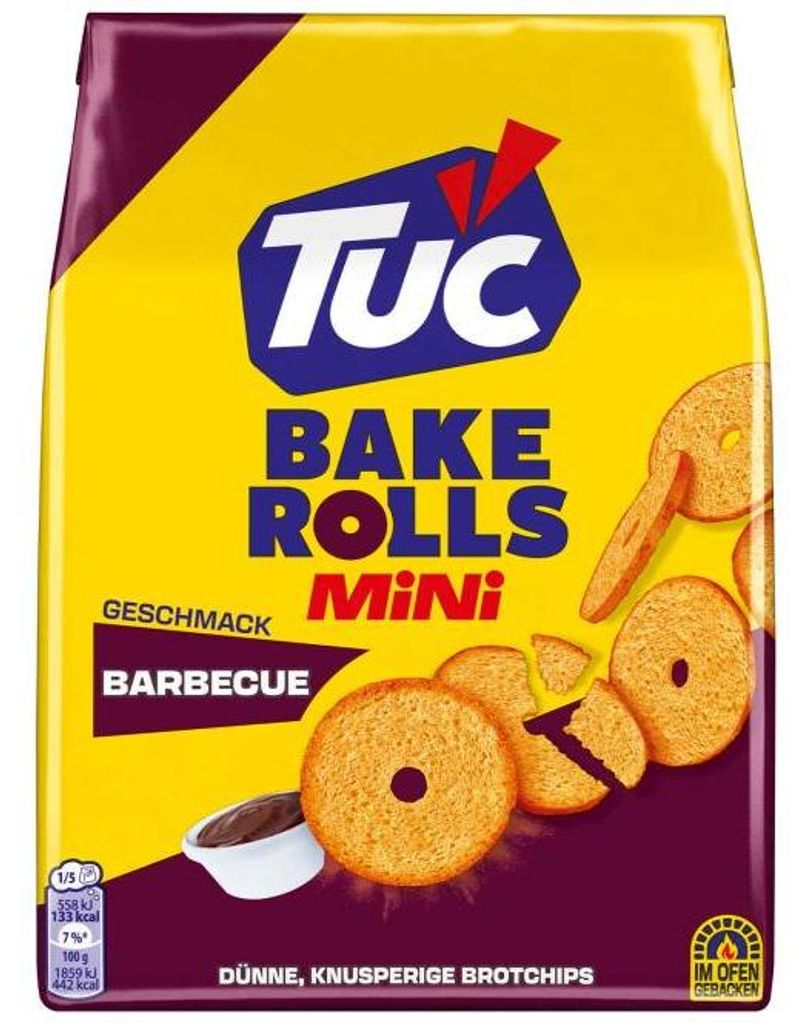 TUC Bake Rolls Mini Barbecue 150g Produktbild 
