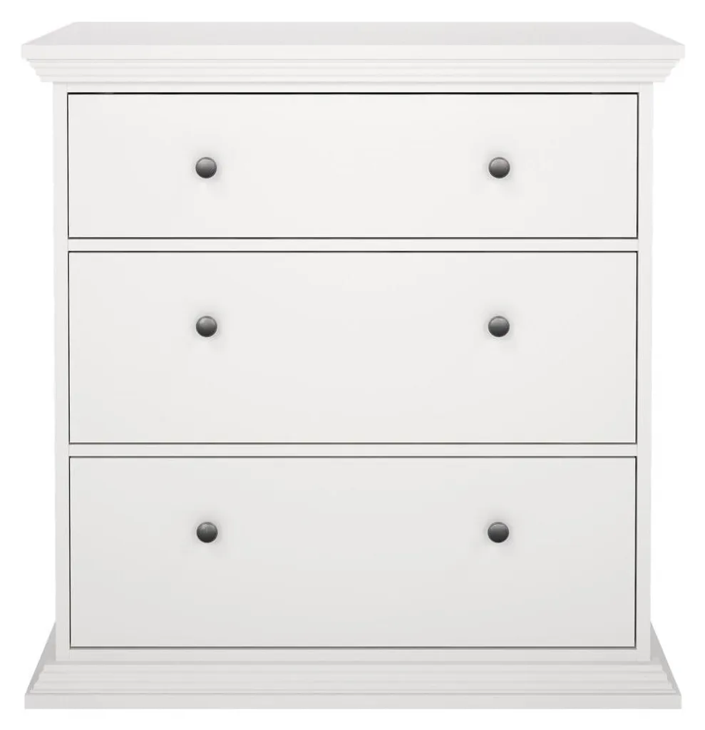 Commode 3 tiroirs SOUTH : optimisez votre petit espace avec ce meuble 86 cm