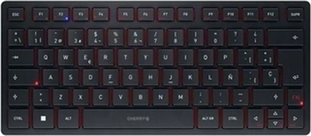 Cherry KW 9200 MINI Schwarz AZERTY Tastatur