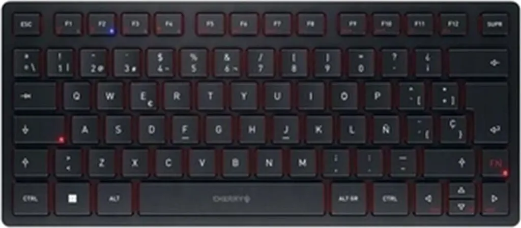 Clavier Mécanisme Ciseaux Cherry KW 9200 Mini 75% Multi-Dispositifs