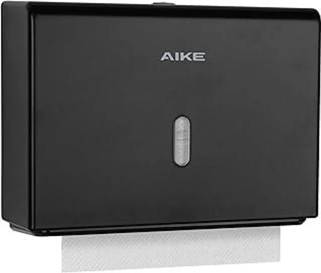 Dispenser Carta Mani Elegante AIKE AK5102 - Finitura Nero Premium