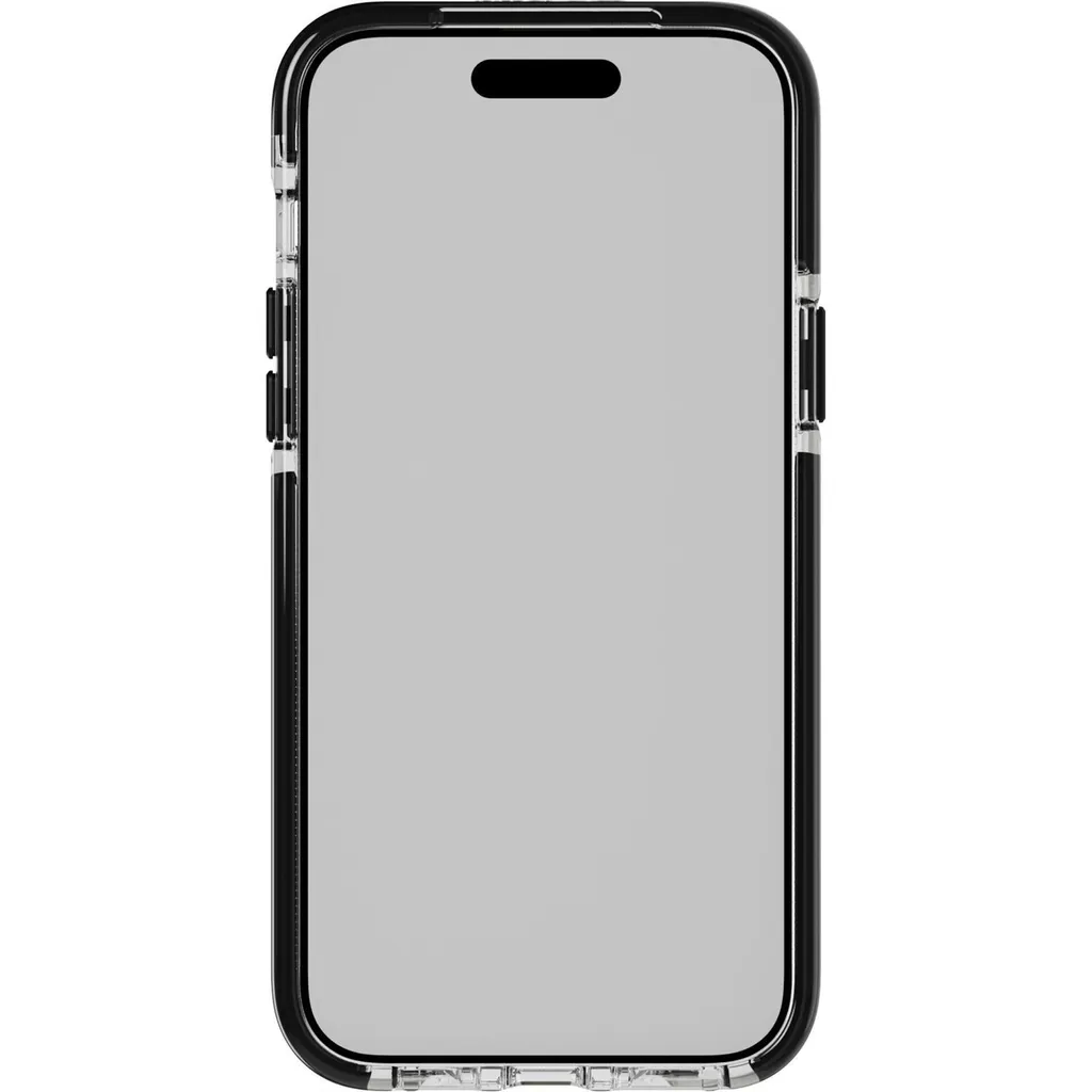 Tech21 EvoCrystal Kick Coque MagSafe pour iPhone 15 Plus Noir et Clair