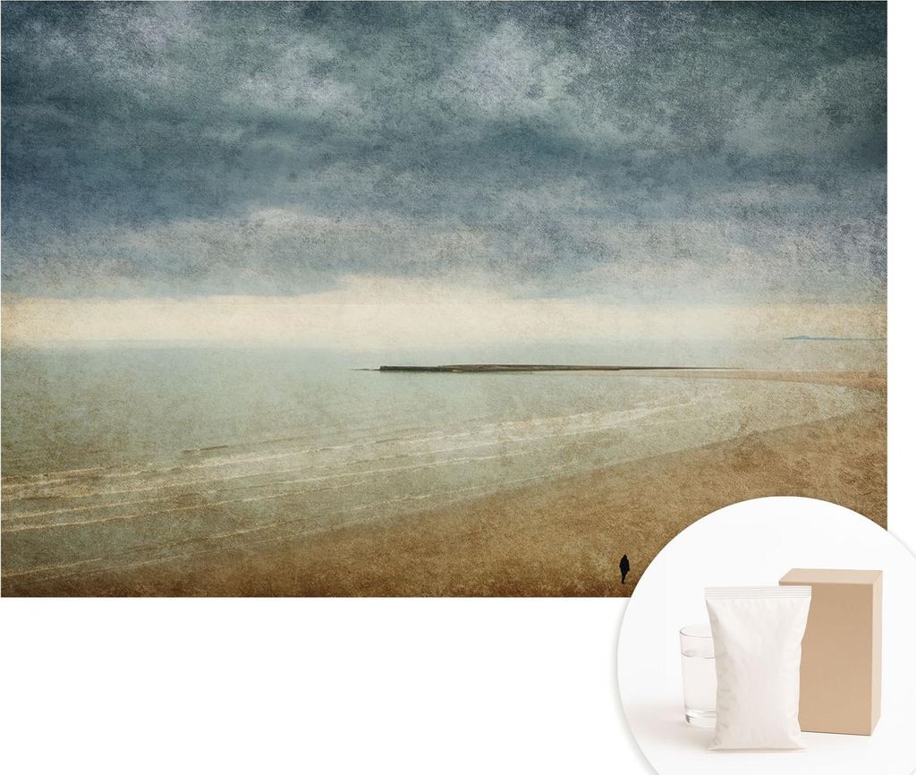 Fototapete - Wandbilder für Wohnzimmer - 104x70 cm - Dekorative Wandfolie - Modernes Design für Wanddekoration - Tapeten für Innenräume - Nosta...