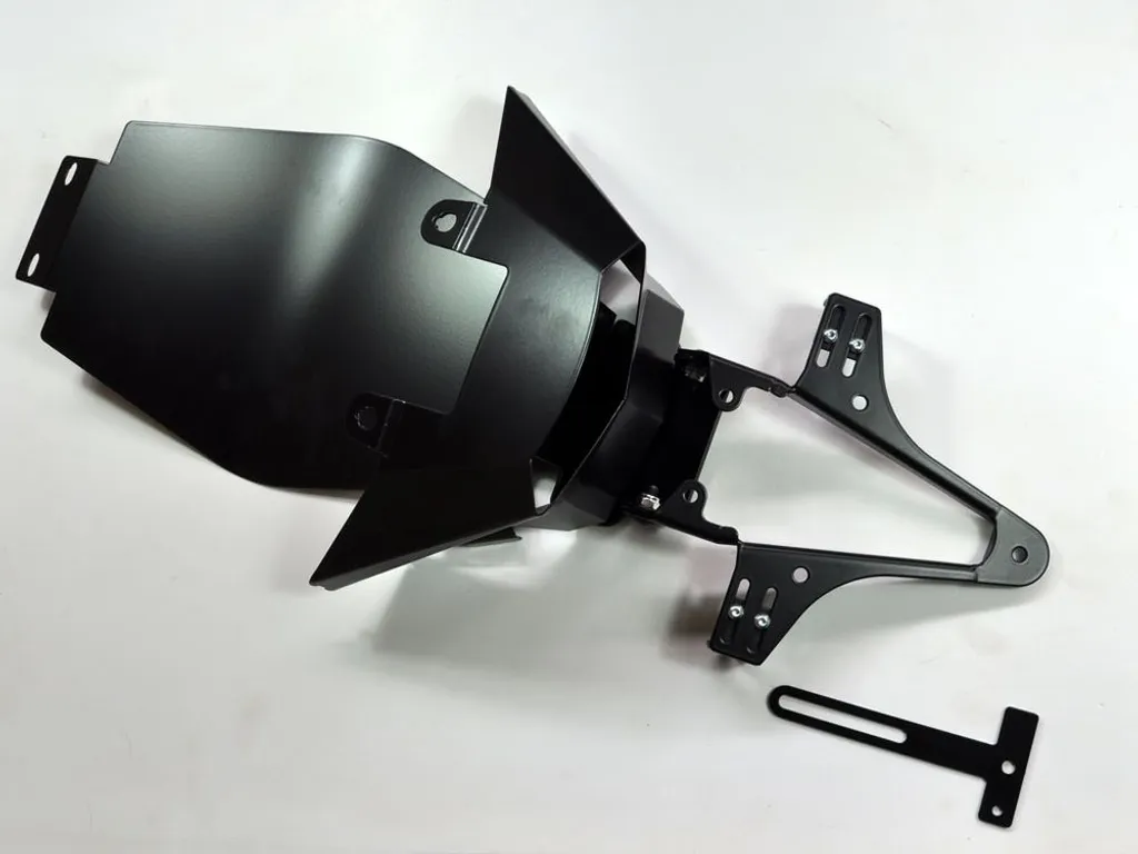 ZIEGER Porta targa di base compatibile con KTM 125 Duke BJ 2011-16 / 200 Duke BJ 2012-15 / 390 Duke BJ 2013-16