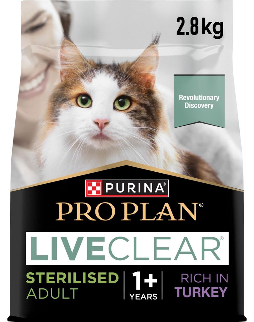Purina Pro Plan LiveClear Sterilised Adult 2,8 kg suché Obrázek produktu 