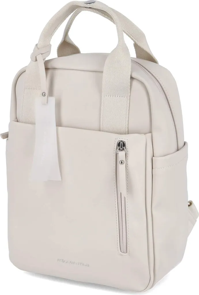 Sac à dos femme beige anti-pluie pour protéger vos affaires en ville