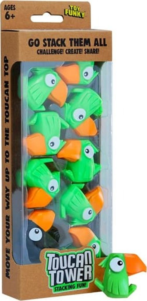 Toucan Tower - Stacking Fun - grün Produktbild 
