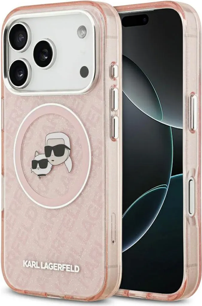 Custodia Karl Lagerfeld iPhone 17 Pro Glitter Logo - Un Tocco di Parigi