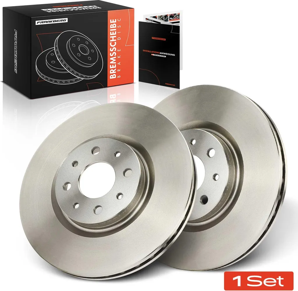 Frankberg 2x Disques de Frein Avant pour Alfa Romeo Mito et Fiat Bravo II