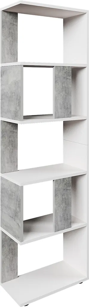 Séparateur d'espace Vicco Béton et Blanc 45x162,6 cm - Modèle 28291