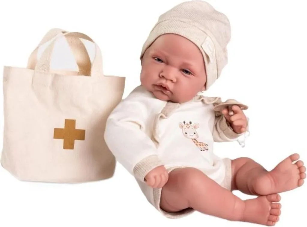 Jouet éducatif poupée médecin Lui 42cm pour préparer la visite médicale