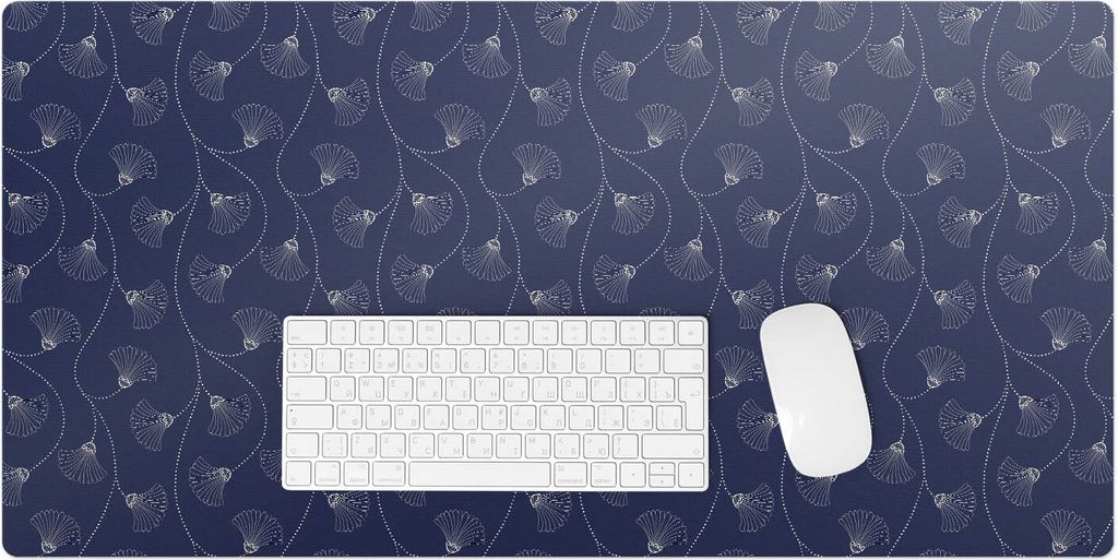 Zarte Fächer – Schreibtischunterlage – Rutschfeste Tischunterlage – Schreibtischmatte für Büro & Zuhause – Schreibunterlage – Mauspad ...