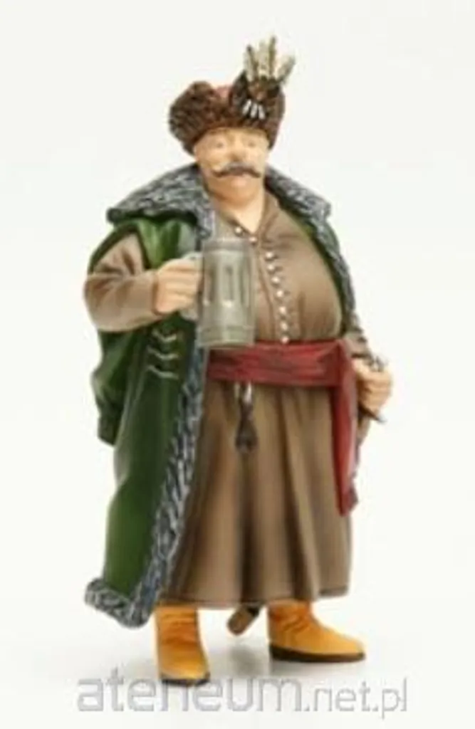 Figurine historique peinte à la main Onufry Zagloba noble de Pologne