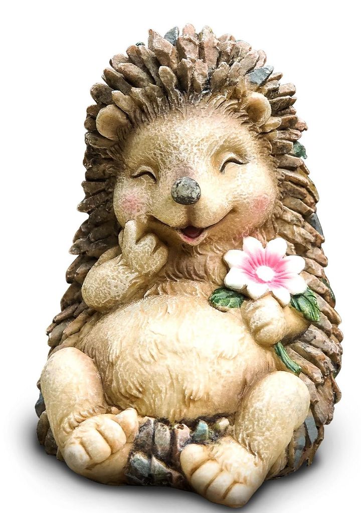 Dekofigur in Beige, mit den Abmessungen 16,5 cm (Höhe) x 18 cm (Breite) x 22 cm (Tiefe)