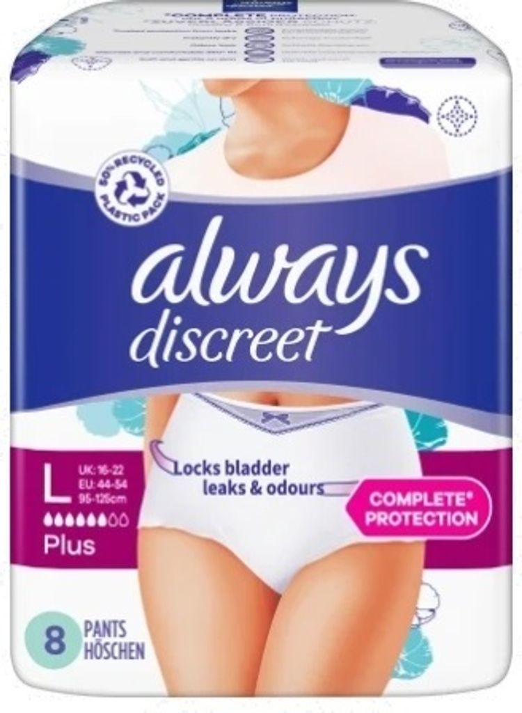 Altijd discreet. Incontinentiebroekjes, model Pants Plus, Productafbeelding 