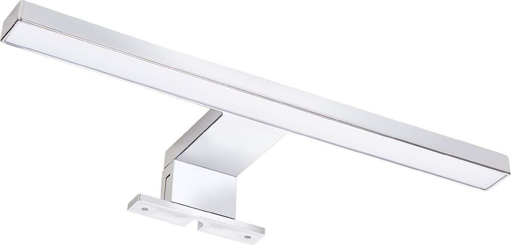 Wandleuchte Badezimmerspiegel Carl 5W Silber 6000K Kaltweiß Produktbild 