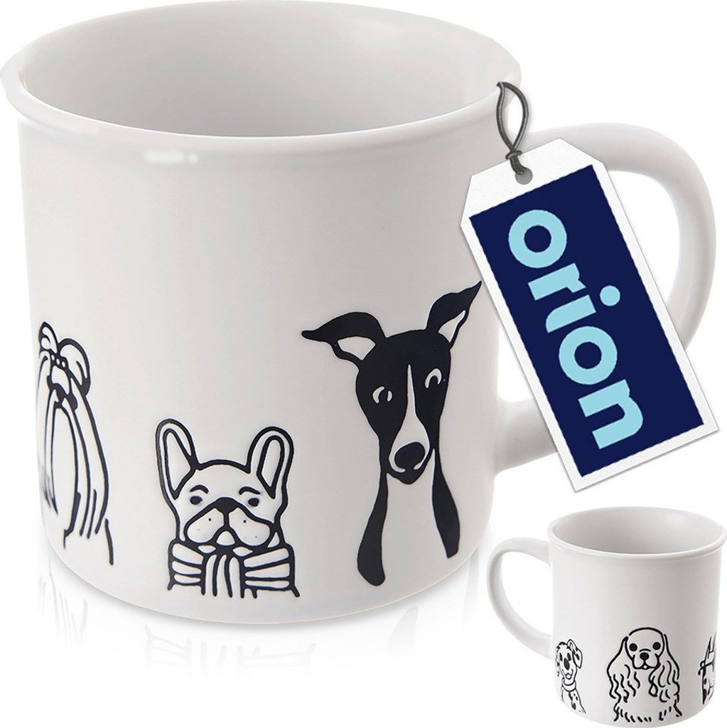 Orion Keramikbecher Keramiktasse Kaffeetasse Teetasse Becher Kaffeebecher Teebecher aus Keramik 500 ml