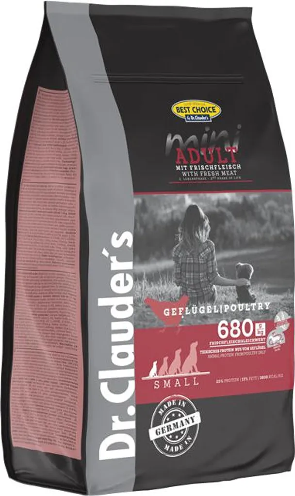 Croquettes chien mini avec viande fraîche Best Choice de 2kg