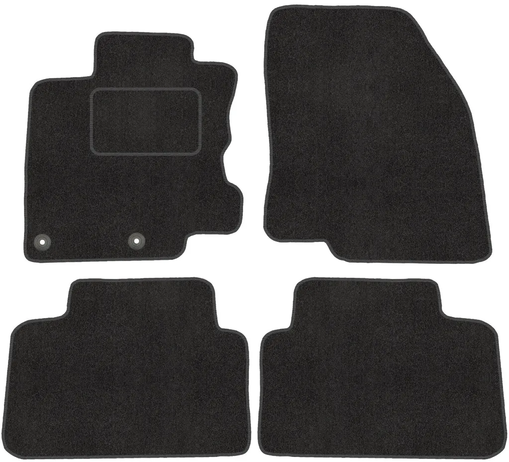 Velour Fußmatte Satz für RENAULT KADJAR (ab 2015) - Qualità Premium -Passgenau