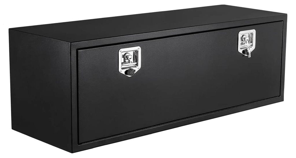 LKW-Werkzeugkasten - Unterflur - Länge 91 cm - T-Griff-Schloss - Schwerlast-Aufbewahrung - Für Pritsche, Wohnmobil, Anhänger