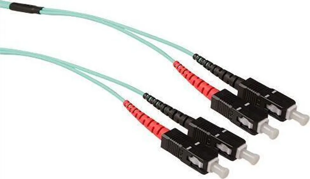 Câble fibre optique OM3 10m renforcé SC pour éviter les pertes signal