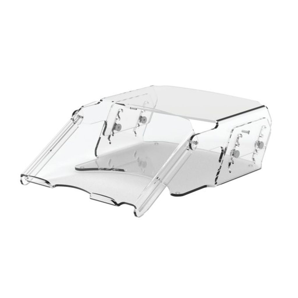 Fellowes Monitrstnder Max.15KG transparent