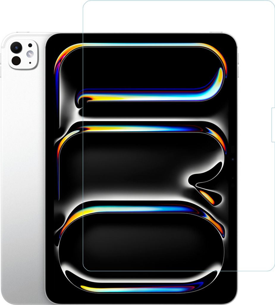 2xSchutzglas Folie für Apple iPad Pro 11 2024 M4 5. Generation 11 Zoll Tablet Display Schutz Displayglas