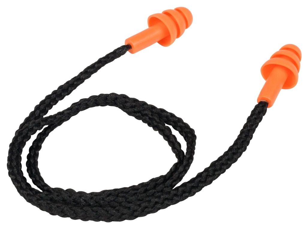 NITRAS MUTE PLUGS, Gehörschutzstöpsel, orange / schwarz, EN 352-2