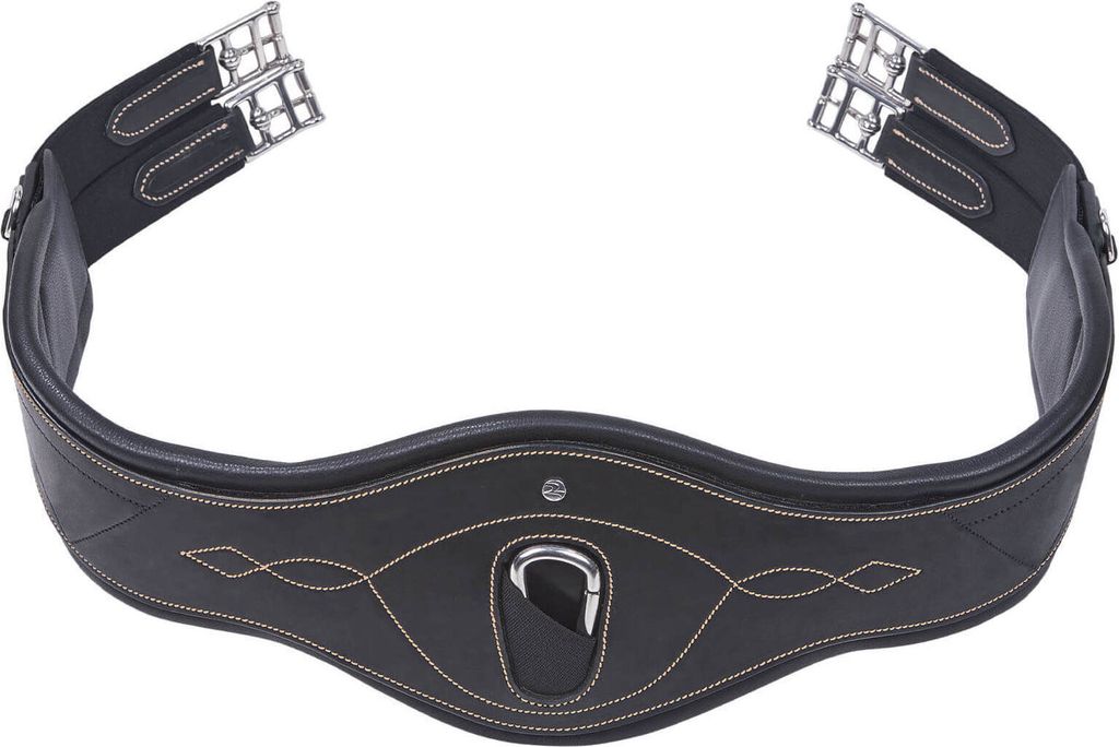 BUSSE Sattelgurt Take-Off Line LG Langgurt Schwarz 125 cm