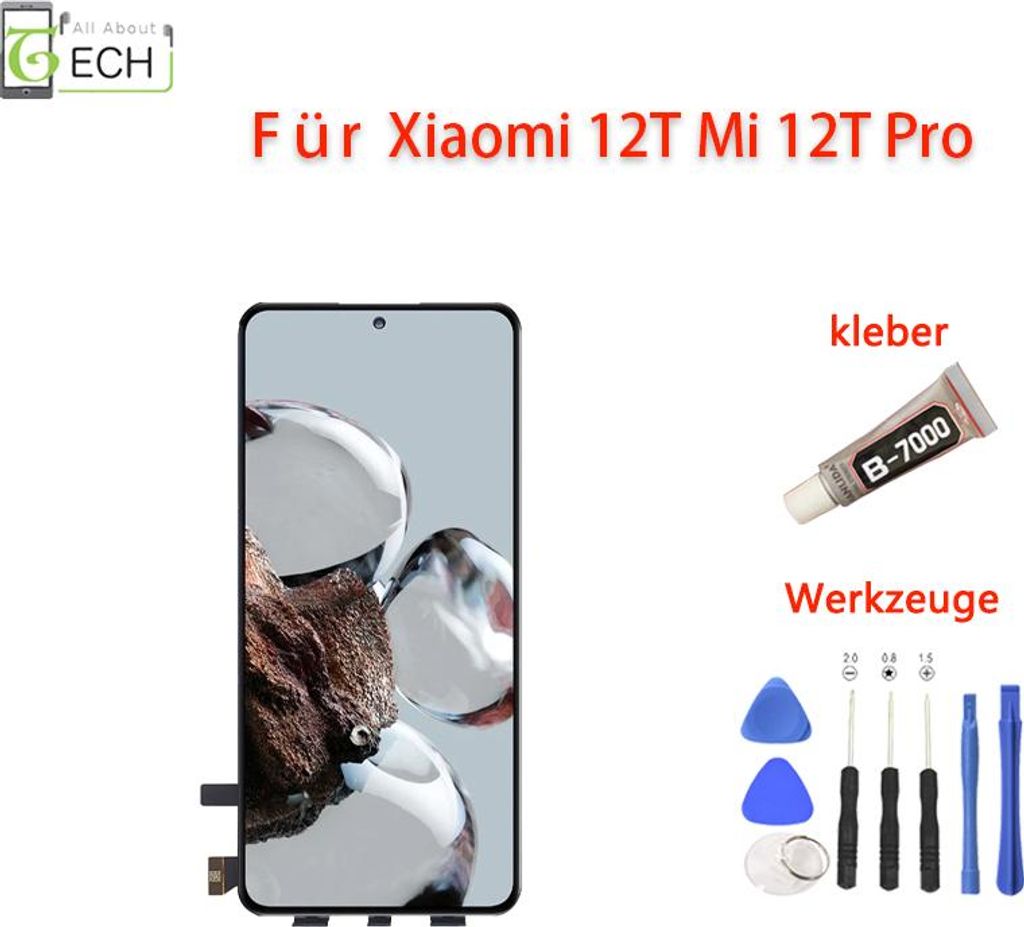 Original Xiaomi Mi 12T / Mi 12T Pro 5G 6,67 LCD Display Produktbild 