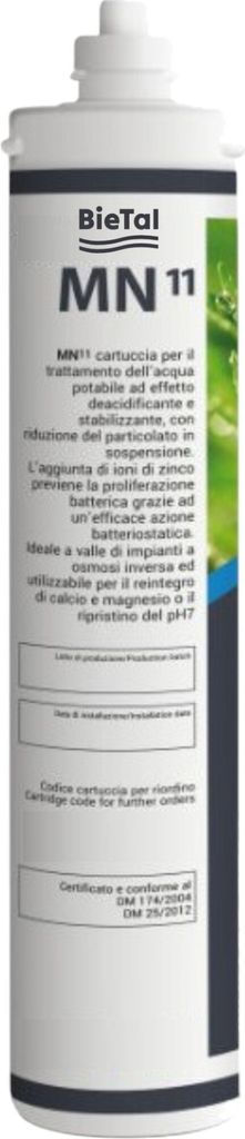 BieTal MN11 Wasserfilter erhöht pH-Wert Leitfähigkeit Härtegrad durch Magnesium