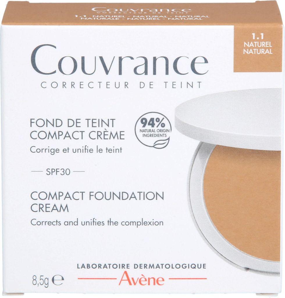 Avène Couvrance Kompakt Creme-Make-up Naturel 1.1 mit LSF Produktbild 