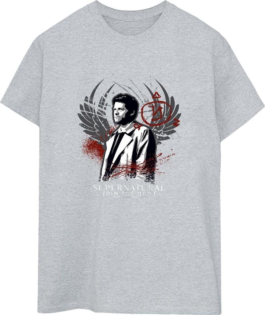 Supernatural - "Join The Hunt" T-Shirt für Damen BI54095 (XXL) (Sportgrau)
