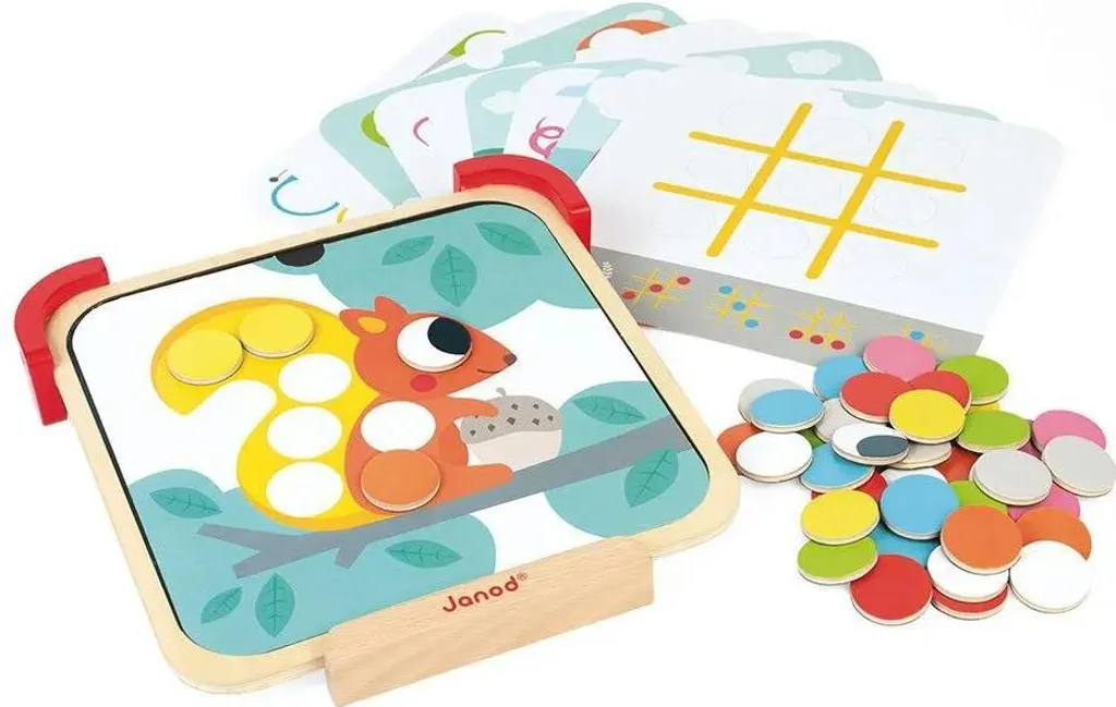 Tableau magnétique pour apprendre les couleurs - Activité calme enfant
