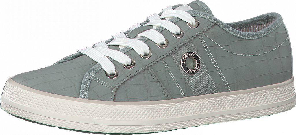 s.Oliver 5-23640-28 Damen Halbschuhe Sneaker, Größe:41 EU, Farbe:Grün