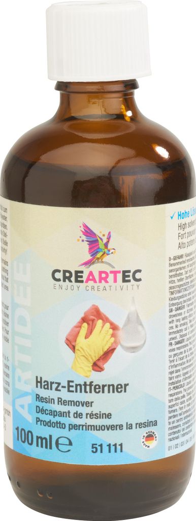 CREARTEC Harz Entferner 100 ml für Baumharz Flecken und Produktbild 