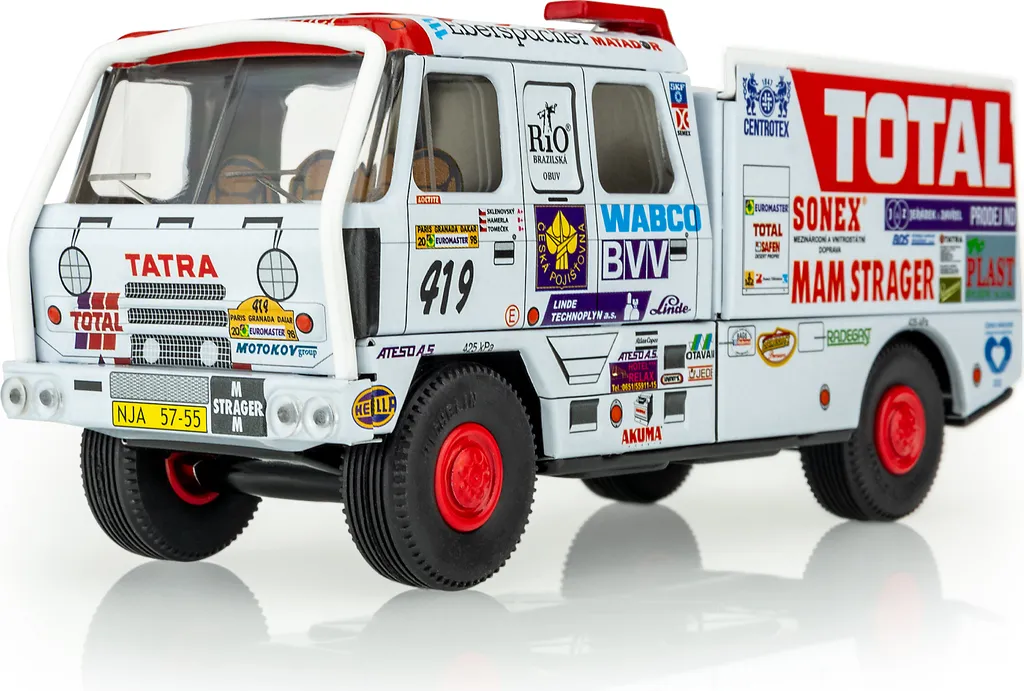 Tatra 815 Kovap 1:43 Camion Paris-Dakar 1998 en Métal de Collection